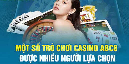 Sòng bài ABC8 hội tụ hàng loạt game hot cho anh em